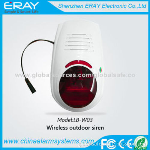 6F22 carbon battery heat smoke alarm detector with red LED flash/433/315mhz